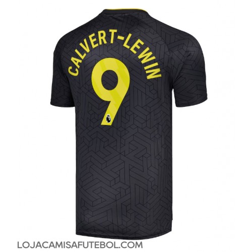 Camisa de Futebol Everton Dominic Calvert-Lewin #9 Equipamento Secundário 2024-25 Manga Curta
